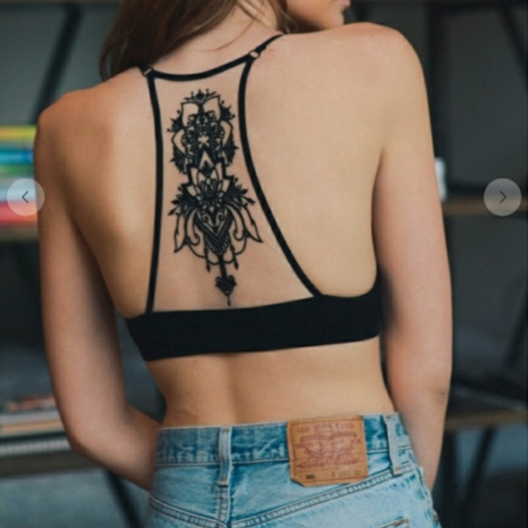 Other - Black Tattoo Bralette